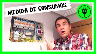 Medidor de POTENCIA  CONSUMO ELÉCTRICO ⚡ de VIVIENDA  MULTÍMETRO de carril DIN [upl. by Claudia]