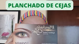 PLANCHADO DE CEJAS EN CASA CON LOQUAYHAZLO TU MISMA [upl. by Hsakiv603]