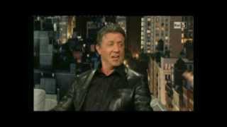 Sylvester Stallone ospite al David Letterman Show 2013  Sub ITA [upl. by Ddart]