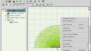 QuickField Example Coil Simulation Transient Magnetics [upl. by Amling651]