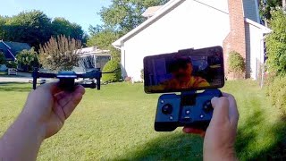 Holy Stone HS430 Micro Camera Drone Flight Test Review [upl. by Akiehsal]