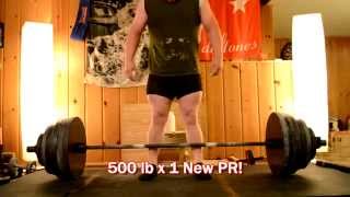 Deadlift 500 lb [upl. by Ynamrej81]