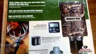 Moultrie Pro Hunter 65 Gallon Hanging Deer Feeder Unboxing [upl. by Arik487]