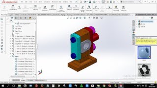 How to design Cross Head in solidworks [upl. by Oiraved]