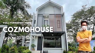 COZMO HOUSE MYZA rumah kawula muda dengan attic room  Cuma 14M uda dapet rumah full furnished [upl. by Maury]