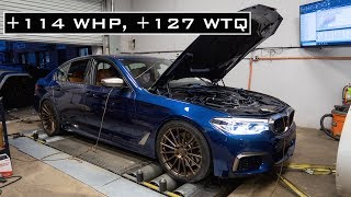 BMW M550i GETS DYNO TUNED [upl. by Nyberg]