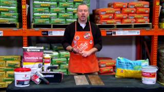 CUSTOM Large Format Tile Products  The Home Depot [upl. by Eimirej677]