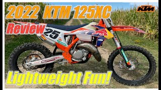 2022 KTM 125XC Review [upl. by Teriann]