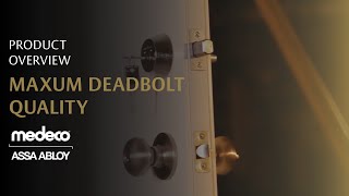 Medeco Maxum Deadbolt Quality  Medeco Locks [upl. by Vitia]