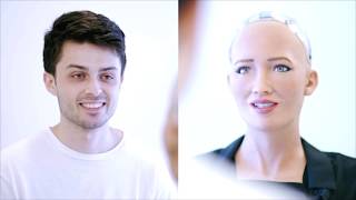 Sophia the Robot Meditates with Loving AI [upl. by Amoeji]