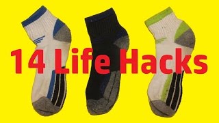 14 Life Hacks with Socks [upl. by Garda]