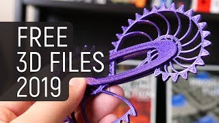 Best Sources for FREE 3D Printing Models and more in 2019 [upl. by Noryd]