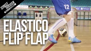 Learn The Elastico Flip Flap  Street Soccer International [upl. by Aynatal]