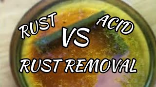 Rust Removal Muriatic Acid VS Rust [upl. by Welker]