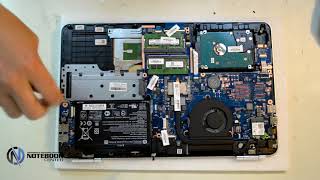 HP Pavilion 15 au123cl  Disassembly and cleaning [upl. by Johnathon]