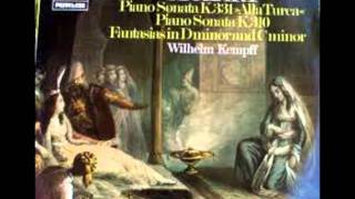 Mozart Piano Sonata K331 Wilhelm Kempff [upl. by Ibbob]