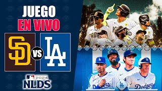 🔴 EN VIVO Padres vs Dodgers NLDS Game 1 05102024 MLB LIVE [upl. by Attelrac]