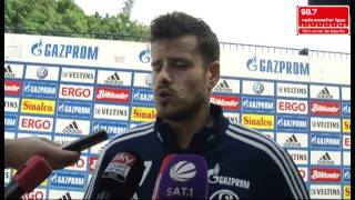 Interview mit SchalkeNeuzugang Tranquillo Barnetta [upl. by Fiorenze]