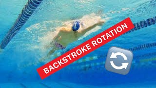 How to Improve Your Backstroke Rotation [upl. by Neerhtak]