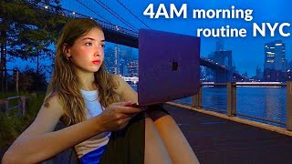 4am Productive Summer Morning Routine in NYC  medical student edition [upl. by Tychon]