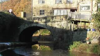 Rochdale Canal near Pismire Hill Mytholmroyd at 112pm Friday 1st December 2023 Subscribe [upl. by Yrellih]