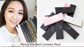 REVIA Contact Lenses Haul amp Review  Pinkicon Haul [upl. by Kumagai]