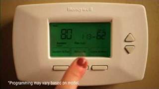 Installing Your Programmable Thermostat [upl. by Anan745]