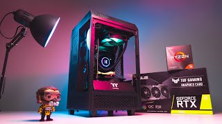 Thermaltake The Tower 100 PreBuilt Gaming PC  The Citadel  Built for TT Gaming Systems [upl. by Llewop]