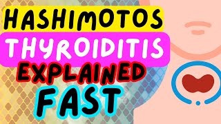 Hashimoto Thyroiditis  EXPLAINED IN 2 MINUTES Autoimmune Hypothyroid [upl. by Darton397]