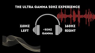 The Ultra Gamma 50Hz Experience  A One Hour Session of Pure Binaural Beats at Approximate 50Hz [upl. by Atirehs]