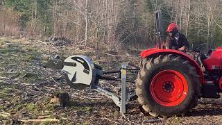 First time using Baumalight 3P34 stump grinder [upl. by Gael]