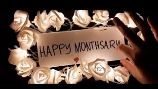 LDR  Happy monthsary love message  DIY surprise [upl. by Nitin967]