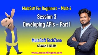 Session 3  Developing APIs  Anypoint Studio  RESTful Services sravanlingam [upl. by Tanner]