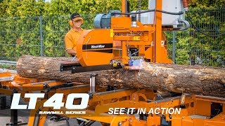 LT40 Sawmill in Action  WoodMizer Europe [upl. by Tudela]