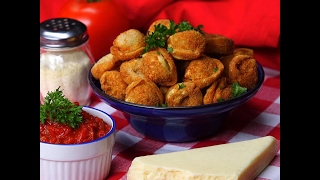 Fried Tortellini with Spicy Tomato Dip [upl. by Noffihc]