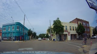 Driving In Downtown Clarksdale Mississippi And The Streets Of Clarksdale MS [upl. by Ricca538]