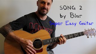 EASY GUITAR LESSON  SONG 2 BY BLUR [upl. by Farrar]