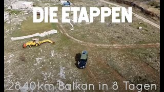 Relive Balkan mit GeocamperWohnkabine  Scouting Tour 22 quotRelivequot Etappen [upl. by Elocim]