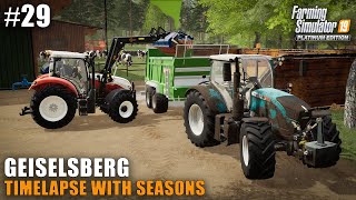 Geiselsberg Timelapse 29 Spring Field Work Farming Simulator 19 Seasons [upl. by Sral]