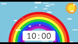 Rainbow Timer 10 Minute 🌈 [upl. by Shanan794]