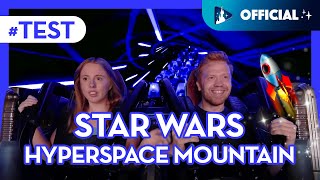 Ils testent Star Wars Hyperspace Mountain  Random Adventures  Disneyland Paris [upl. by Atinod]