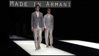 Giorgio Armani Spring Summer 2018 Mens Fashion Show [upl. by Rena]