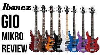 Ibanez Gio Mikro bass Review Honest Opinion [upl. by Belle483]