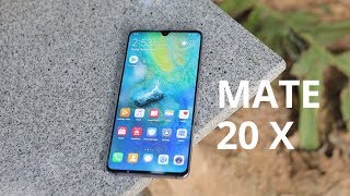 Huawei Mate 20 X Review [upl. by Enelrats415]