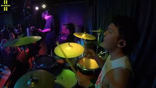 Peakay Farhan Rudeen  Hadir Live Drum Cam at Kerja Gila Gig [upl. by Nilpik]