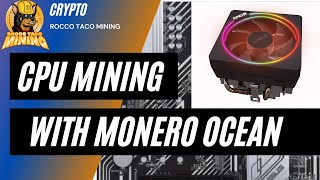 How TO CPU Mine with MoneroOcean Mining Pool [upl. by Hanae]