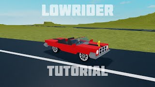 Plane Crazy  Lowrider Tutorial [upl. by Riker874]