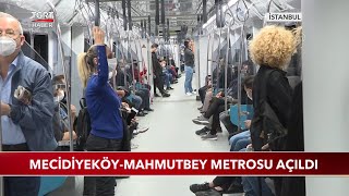 MecidiyeköyMahmutbey Metrosu Açıldı [upl. by Averir]