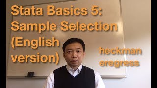 Stata Basics 5 Sample Selection English version [upl. by Ylim598]