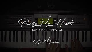 PURIFY MY HEART Refiners Fire  Piano Instrumental with Lyrics [upl. by Enelrahs]